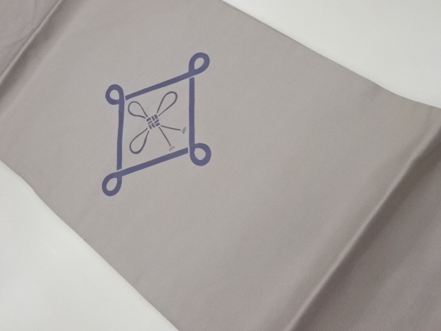 変わり菱に紐模様名古屋帯